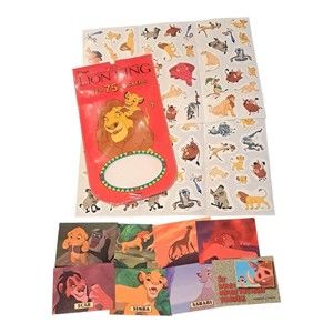 Disney The Lion King over 75 Stickers & 8 Cards